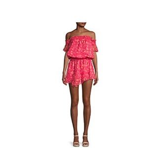 Amanda Uprichard Off The Shoulder Floral Dress